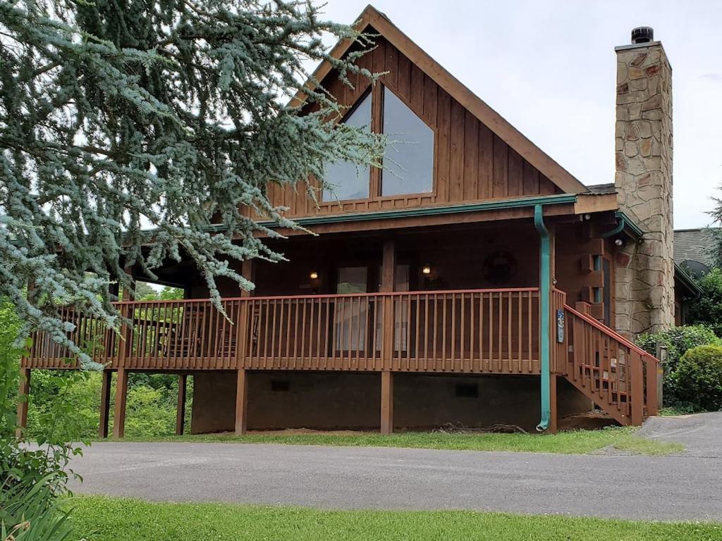 Story Brook: Beautiful True Log Cabin! Close To Dollywood, State Park, And More! セバービル エクステリア 写真
