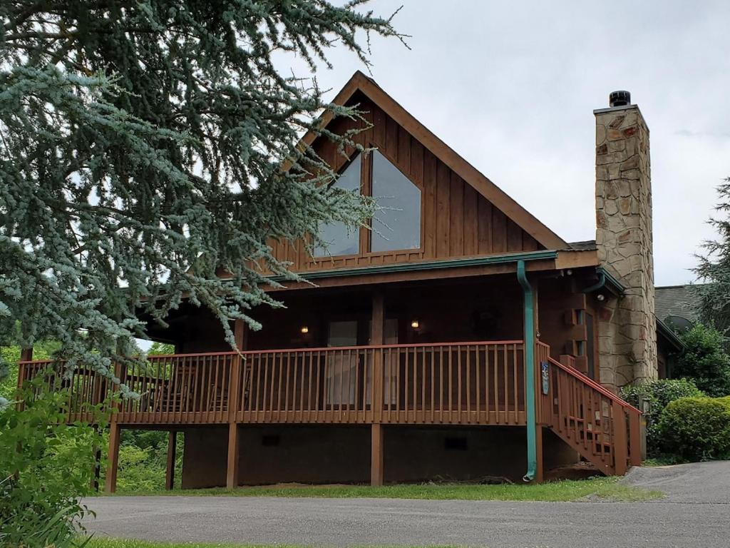 Story Brook: Beautiful True Log Cabin! Close To Dollywood, State Park, And More! セバービル エクステリア 写真