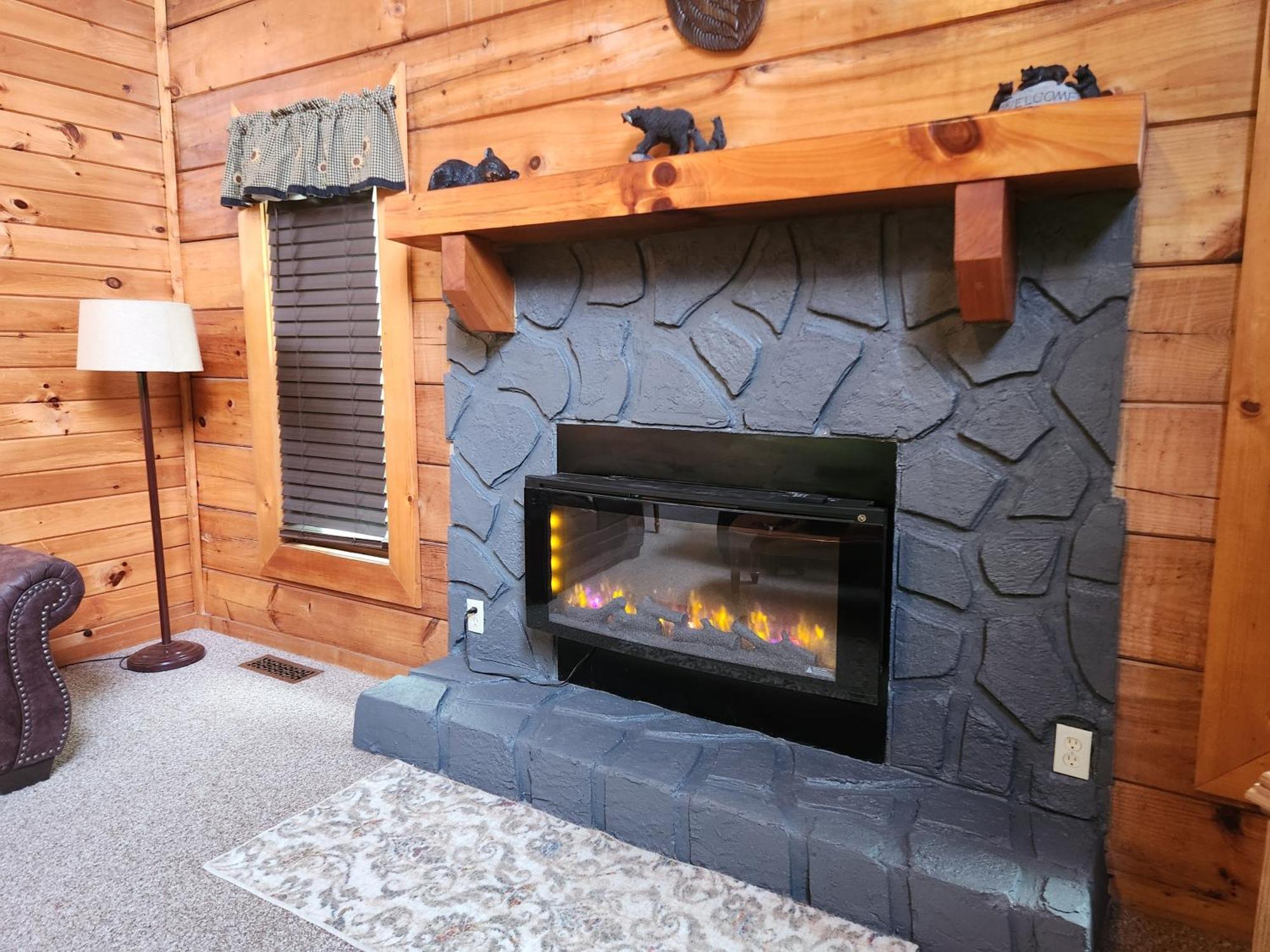 Story Brook: Beautiful True Log Cabin! Close To Dollywood, State Park, And More! セバービル エクステリア 写真